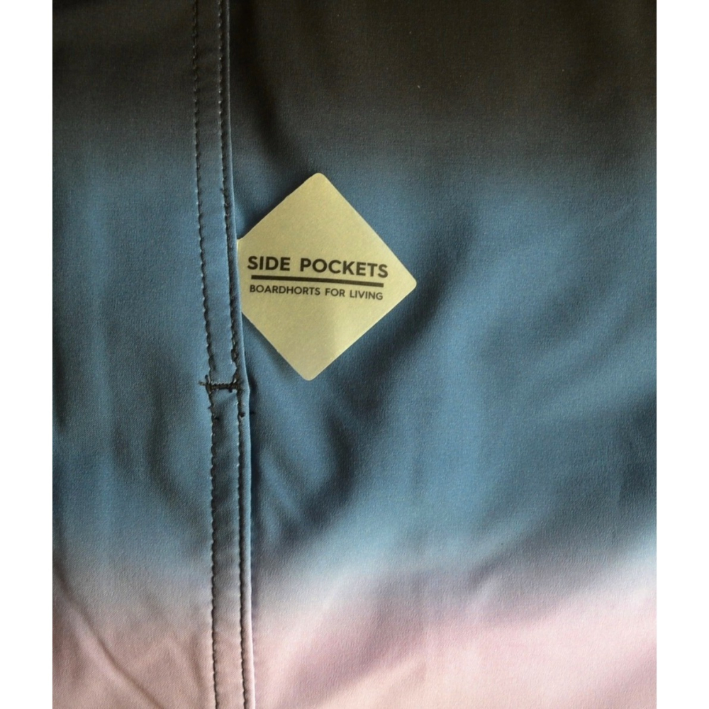 Quiksilver【30腰 32腰 34腰 36腰 40腰】【黑藍紫色】海灘褲 衝浪褲 手口袋 19＂ AQYBS03-細節圖7