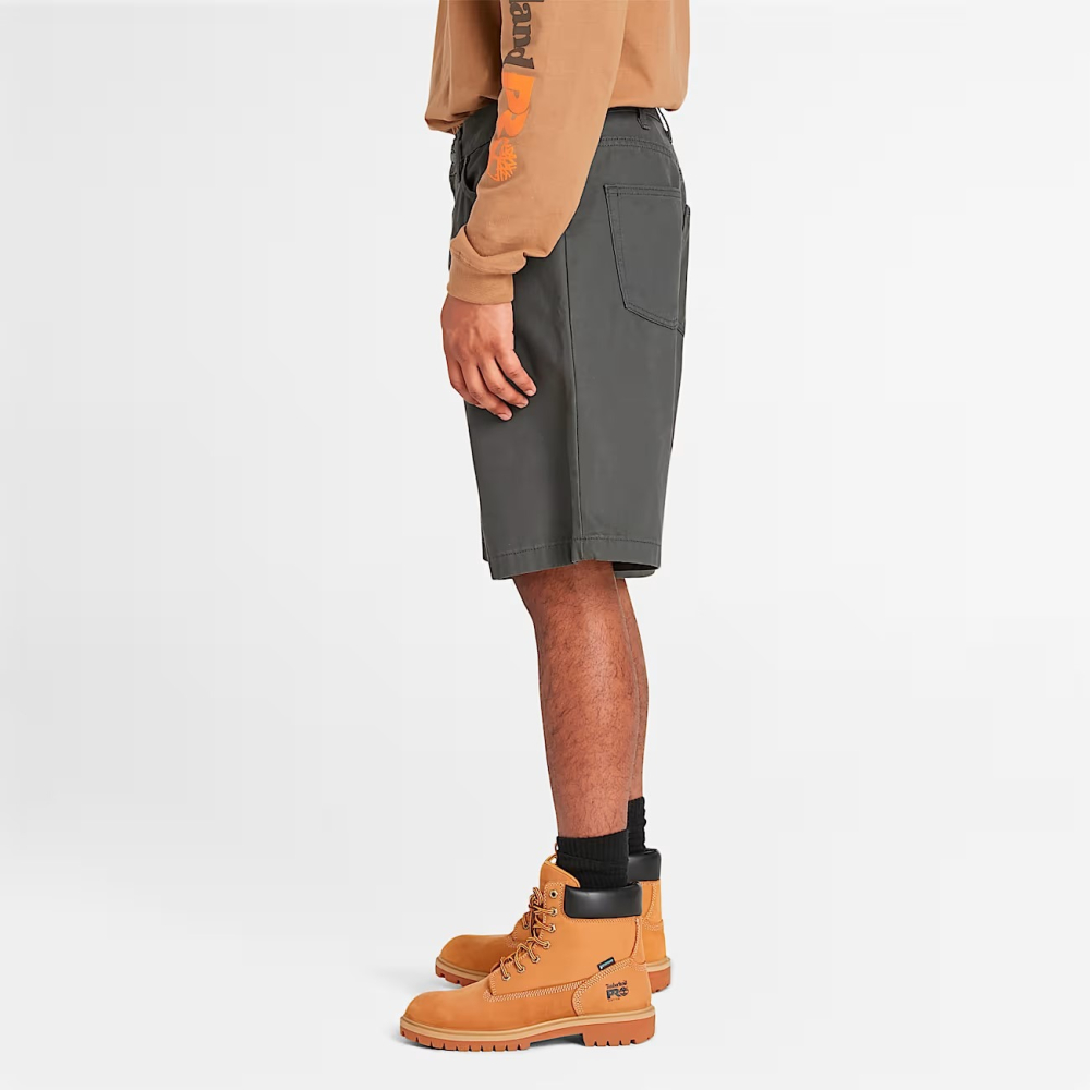 Timberland PRO【30腰 34腰 36腰】短褲 帆布工作短褲 GUNMETAL 11英吋 全新現貨-細節圖3