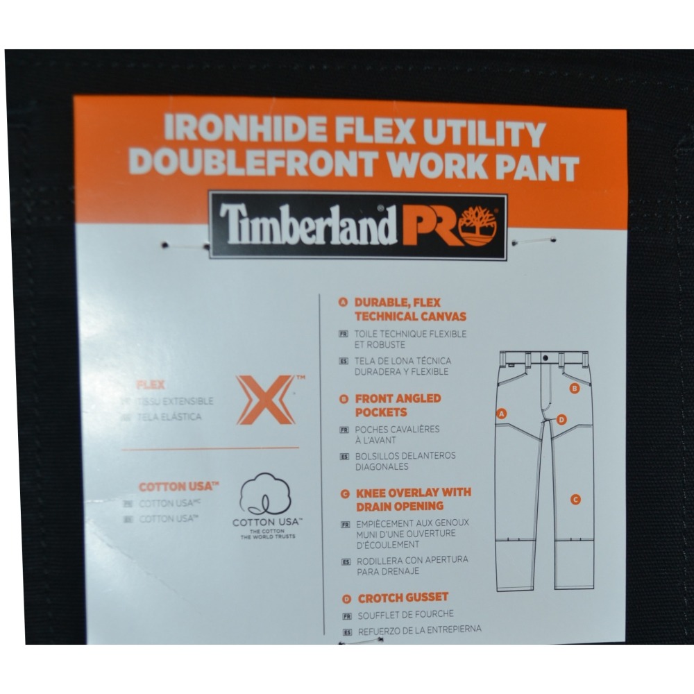 Timberland PRO【42腰 44腰】彈性工作褲 工裝褲 Double加固 大尺碼 全新 現貨-細節圖7