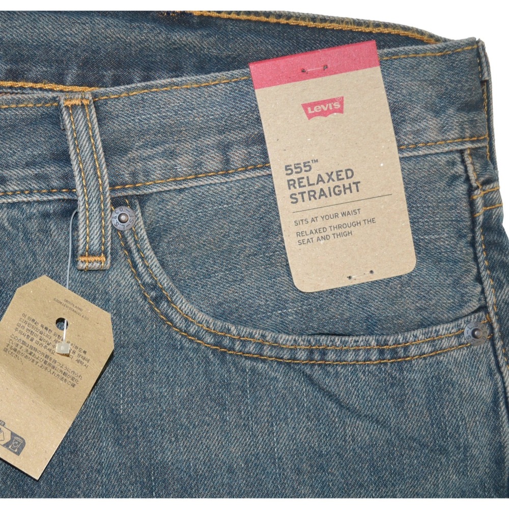 Levi＇s【40腰 42腰】555牛仔褲 復古 寬鬆直筒 無彈性 大尺碼 A72230036 全新 現貨 保證正品-細節圖2