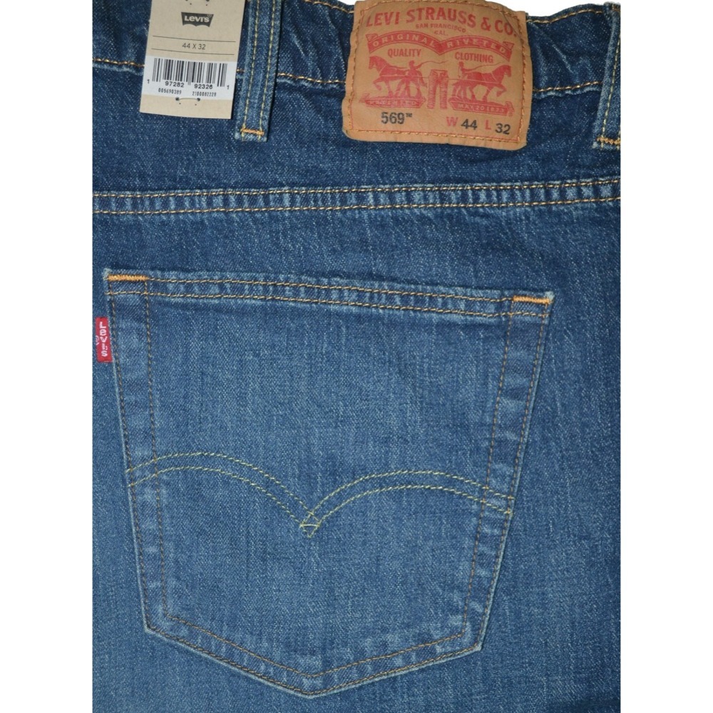 Levi＇s【44腰】569牛仔褲 寬鬆直筒 彈性 大尺碼 005690389 全新 現貨 保證正品-細節圖2