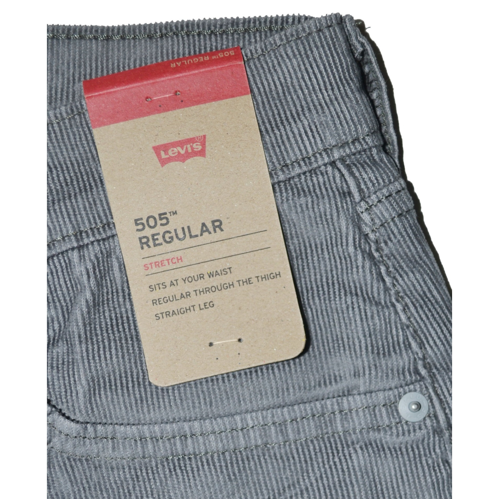 Levi＇s【38腰 40腰】505 燈芯絨 休閒褲 彈性 常規直筒 005053213 大尺碼 全新 現貨-細節圖2