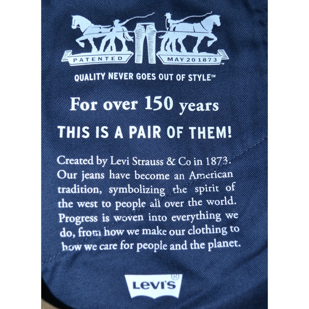 Levi＇s【36腰 36W30L】565 工裝褲 工作褲 彈性 寬鬆直筒 Strong技術 A11360000 全新-細節圖2