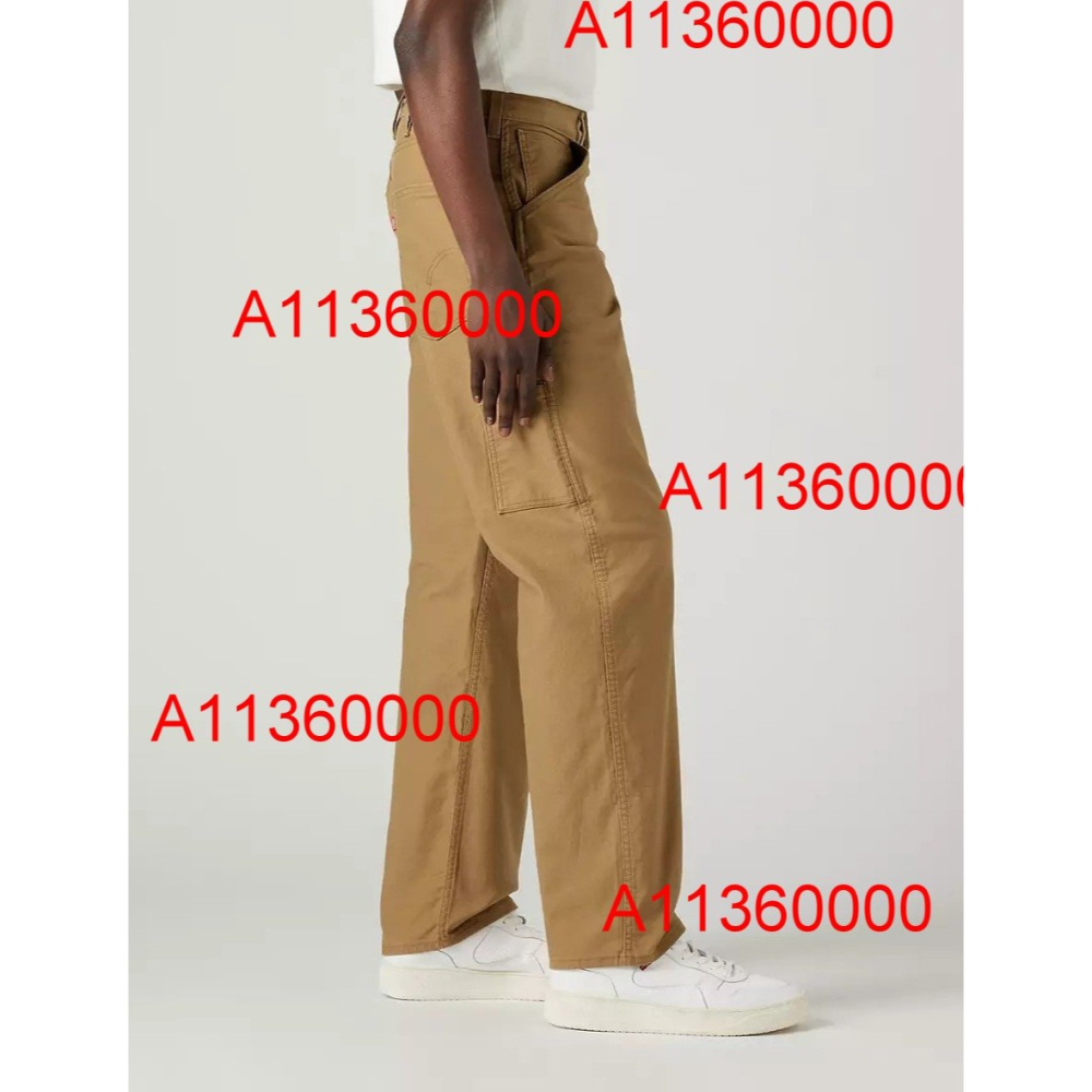 Levi＇s【36腰 36W30L】565 工裝褲 工作褲 彈性 寬鬆直筒 Strong技術 A11360000 全新-細節圖6