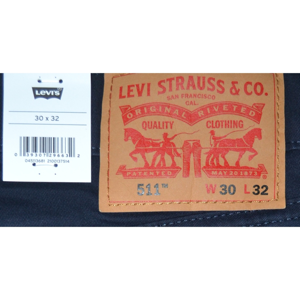 Levi＇s【30腰】511 休閒褲 四季款 修身 彈性 045113681 全新 現貨-細節圖2