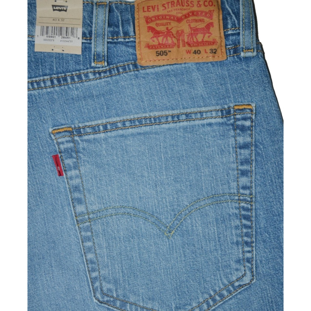 Levi＇s【40腰 42腰】505 牛仔褲 常規款 大尺碼 低彈力 005052378 全新 現貨-細節圖2