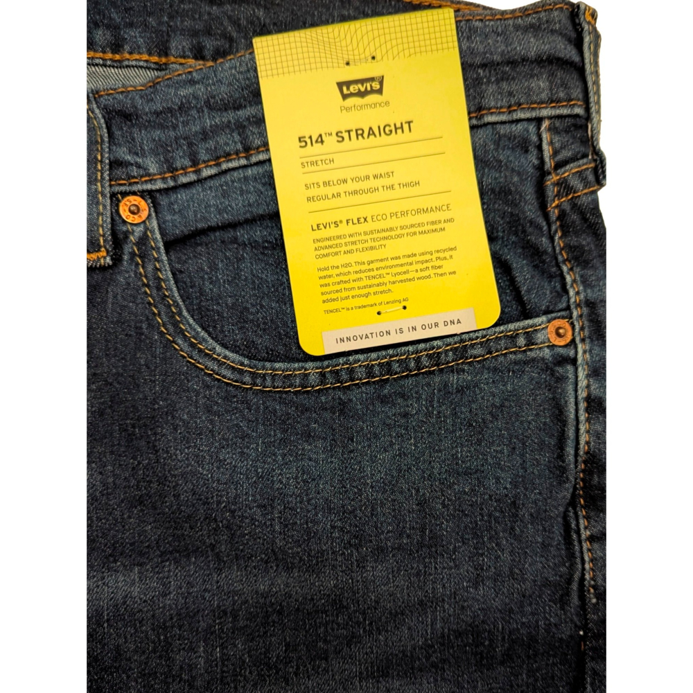 Levi＇s 【40腰 42腰】514 牛仔褲 直筒彈力 005141702 大尺碼 全新 現貨 保證正品-細節圖2