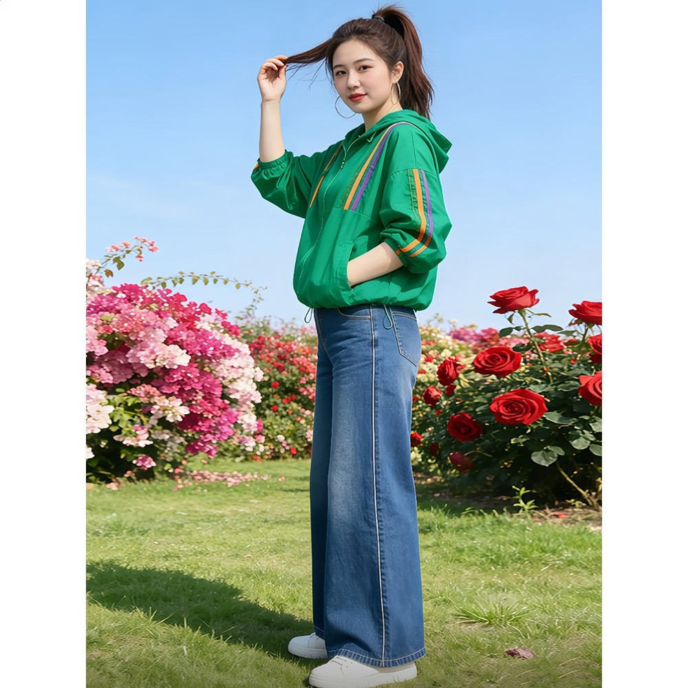 冰絲防曬衣女款2026夏季新款輕薄透氣時尚防曬服戶外遮陽騎車外套-細節圖2