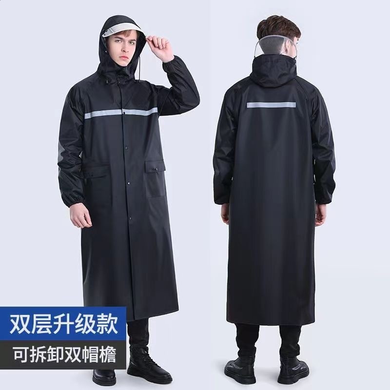 男士雨衣釣魚用連體衣透氣風衣式戶外徒步雨服全身防雨防風雨披-細節圖3