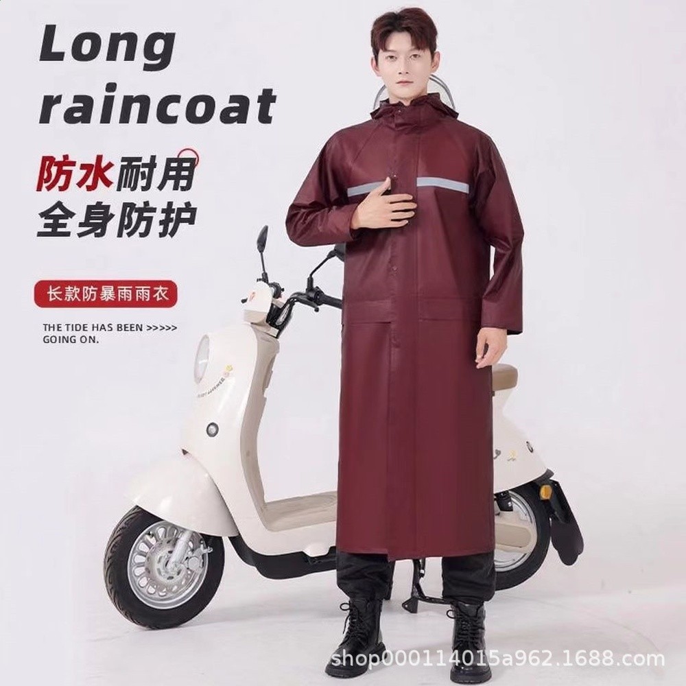 男士雨衣釣魚用連體衣透氣風衣式戶外徒步雨服全身防雨防風雨披-規格圖5