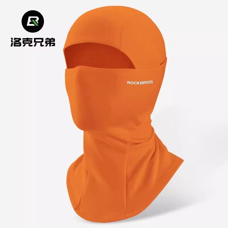洛克兄弟冰絲防曬頭套騎行面罩男女春夏季戶外摩托車全臉防風圍脖-規格圖5