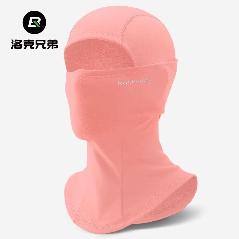 洛克兄弟冰絲防曬頭套騎行面罩男女春夏季戶外摩托車全臉防風圍脖-規格圖5