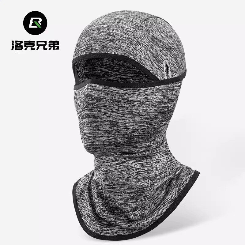 洛克兄弟冰絲防曬頭套騎行面罩男女春夏季戶外摩托車全臉防風圍脖-規格圖5