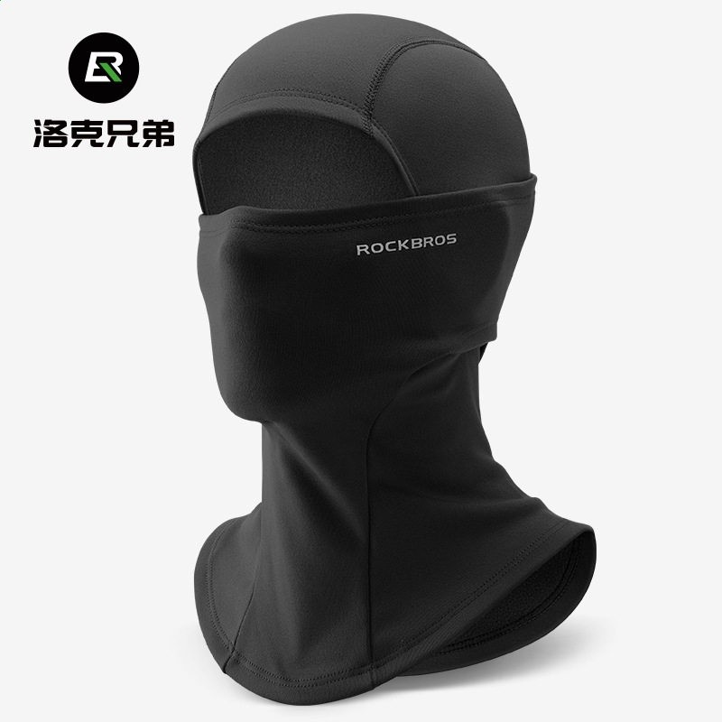 洛克兄弟冰絲防曬頭套騎行面罩春夏季戶外摩托車全臉防風圍脖男女-規格圖5