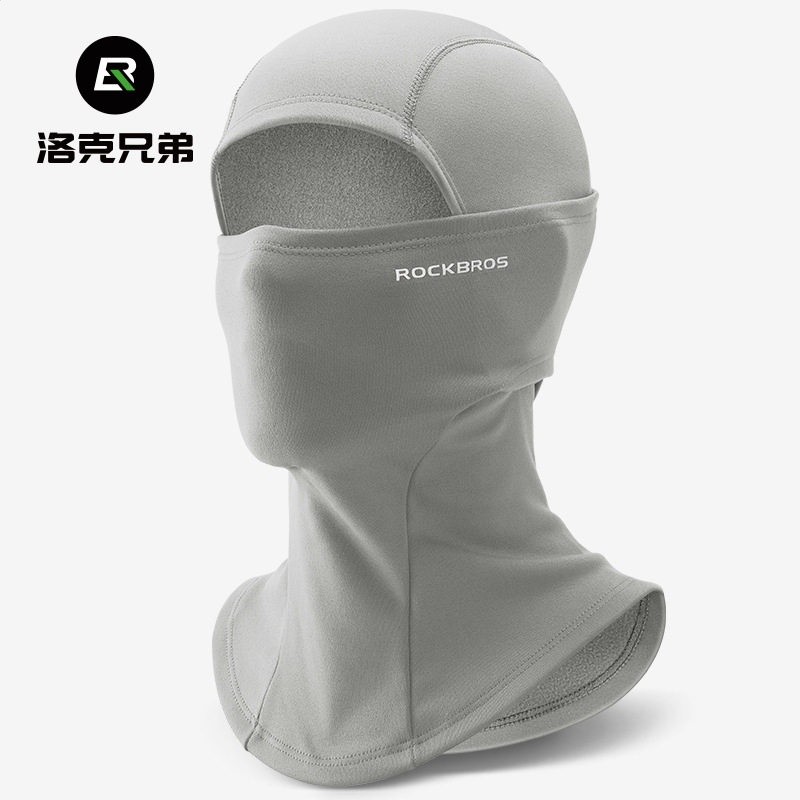 洛克兄弟冰絲防曬頭套騎行面罩春夏季戶外摩托車全臉防風圍脖男女-規格圖5