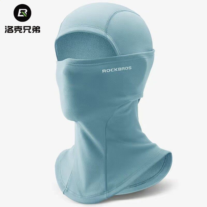 洛克兄弟冰絲防曬頭套騎行面罩春夏季戶外摩托車全臉防風圍脖男女-規格圖5