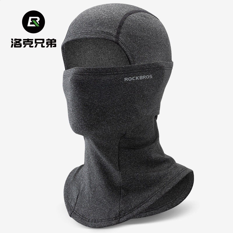洛克兄弟冰絲防曬頭套騎行面罩春夏季戶外摩托車全臉防風圍脖男女-規格圖5