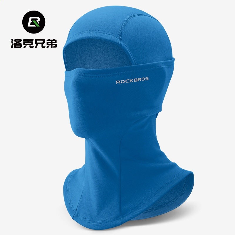 洛克兄弟冰絲防曬頭套騎行面罩春夏季戶外摩托車全臉防風圍脖男女-規格圖5