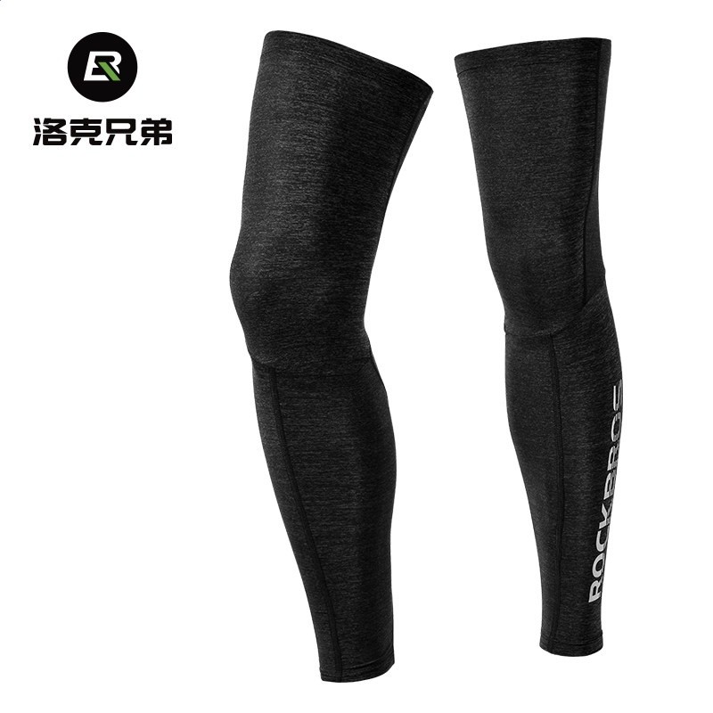 洛克兄弟冰絲防曬袖套腿套防紫外線套袖手臂袖騎行護膝護腿夏男女-規格圖5