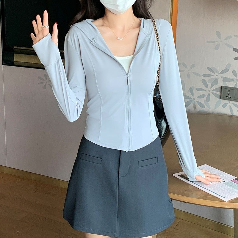防曬衣女款2026新款夏季涼感透氣防紫外線戶外冰絲防曬服連帽外套-規格圖5