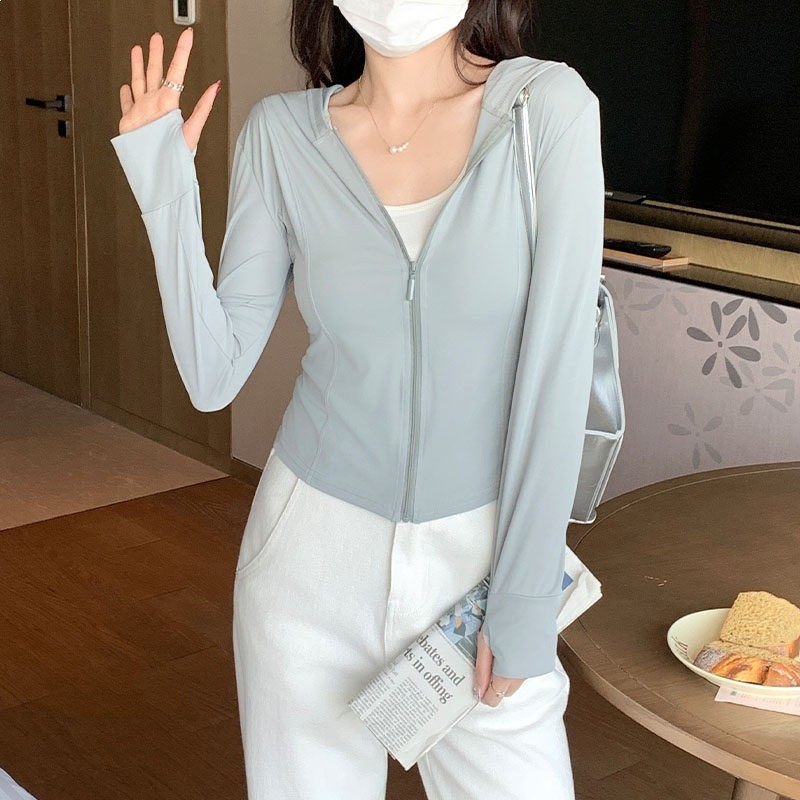 防曬衣女款2026新款夏季涼感透氣防紫外線戶外冰絲防曬服連帽外套-規格圖5