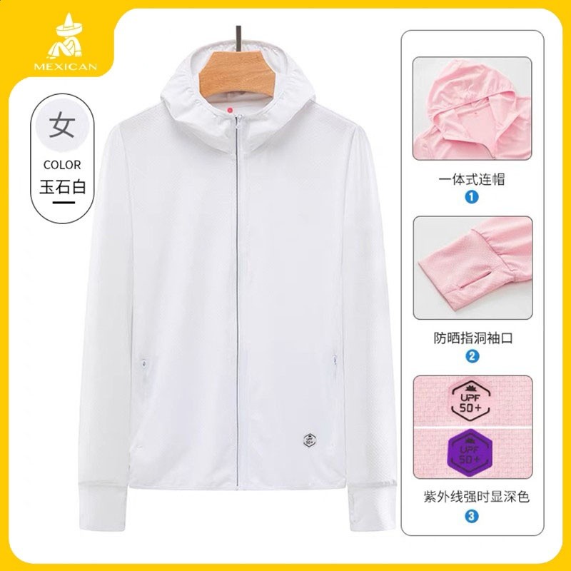 稻草人戶外輕薄跑步防曬衣女2026新款夏季冰絲透氣原紗防曬服外套-規格圖5