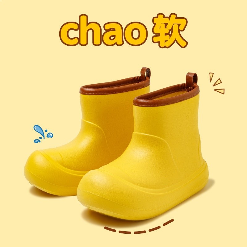 雨鞋女款矽膠高筒成人柔軟日系時尚水鞋防水防滑外穿輕便耐磨雨靴-細節圖4