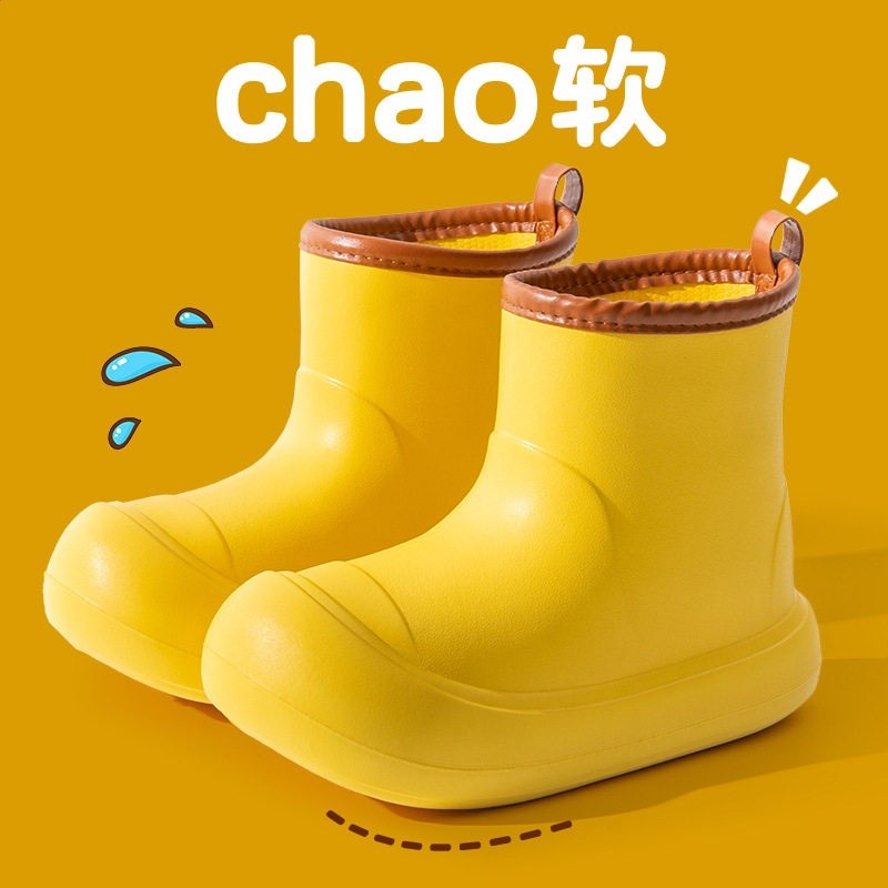 雨鞋女款矽膠高筒成人柔軟日系時尚水鞋防水防滑外穿輕便耐磨雨靴-規格圖5