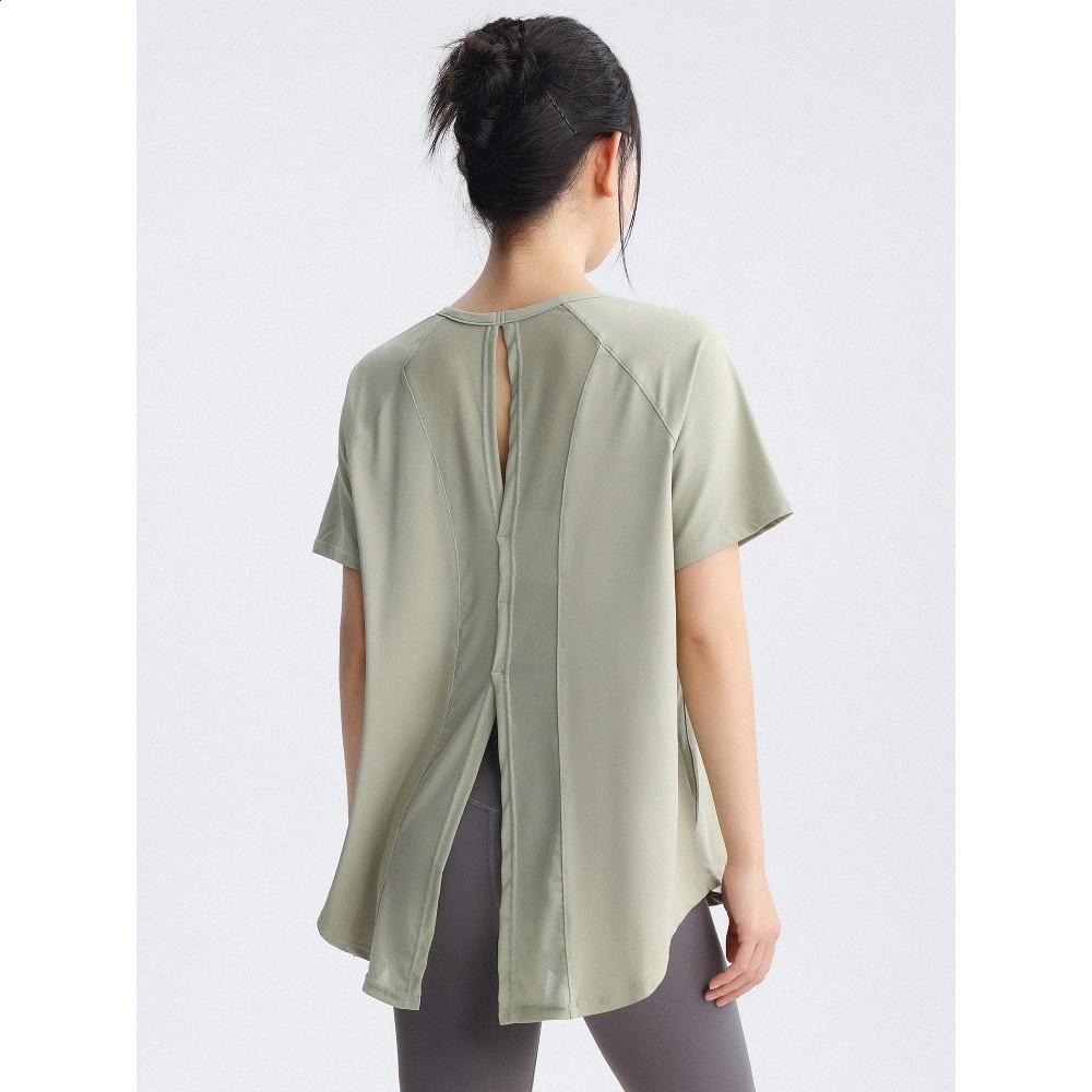 瑜伽服罩衫女運動上衣2026新款寬鬆美背透氣健身跑步普拉提訓練服-細節圖5