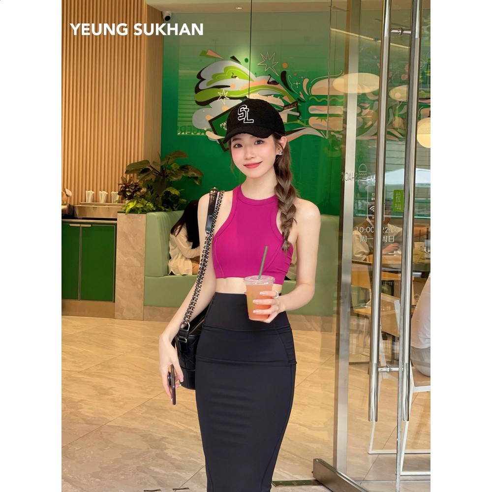 斷碼清倉工字背心一體式帶胸墊美背跑步防震文胸運動內衣瑜伽服-規格圖5