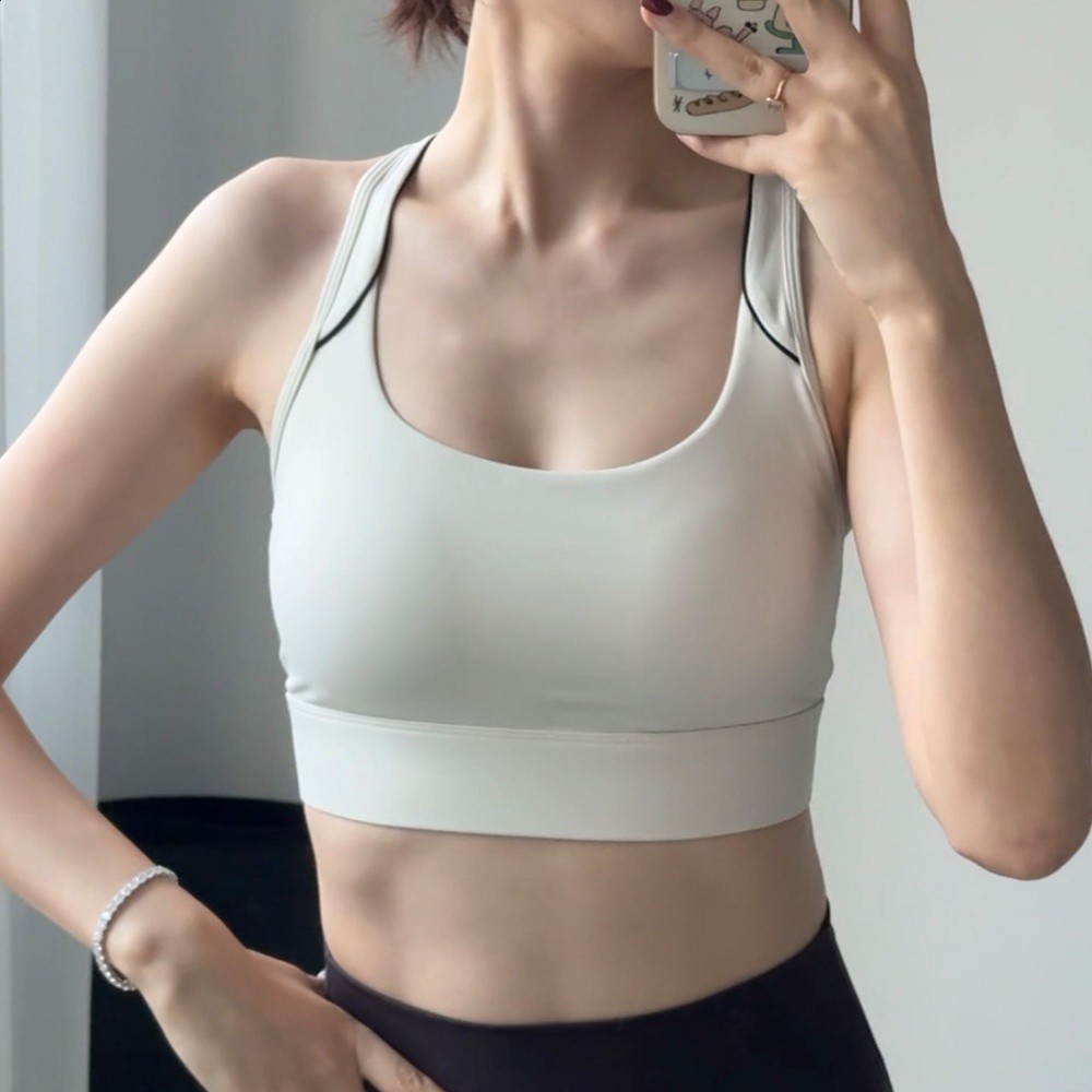 yoyo推薦高強度防震聚攏運動內衣女健身瑜伽服背心普拉提美背文胸-規格圖5