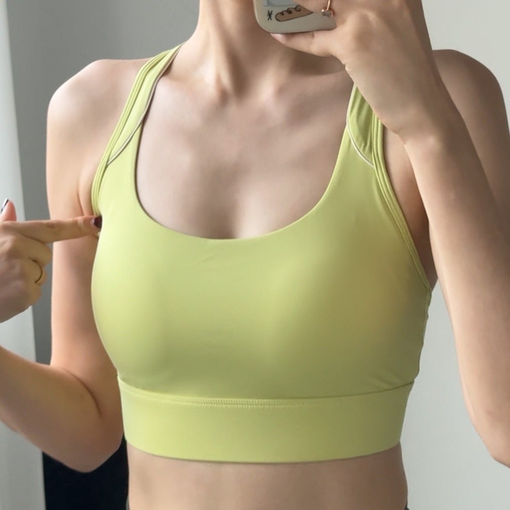 yoyo推薦高強度防震聚攏運動內衣女健身瑜伽服背心普拉提美背文胸-規格圖5