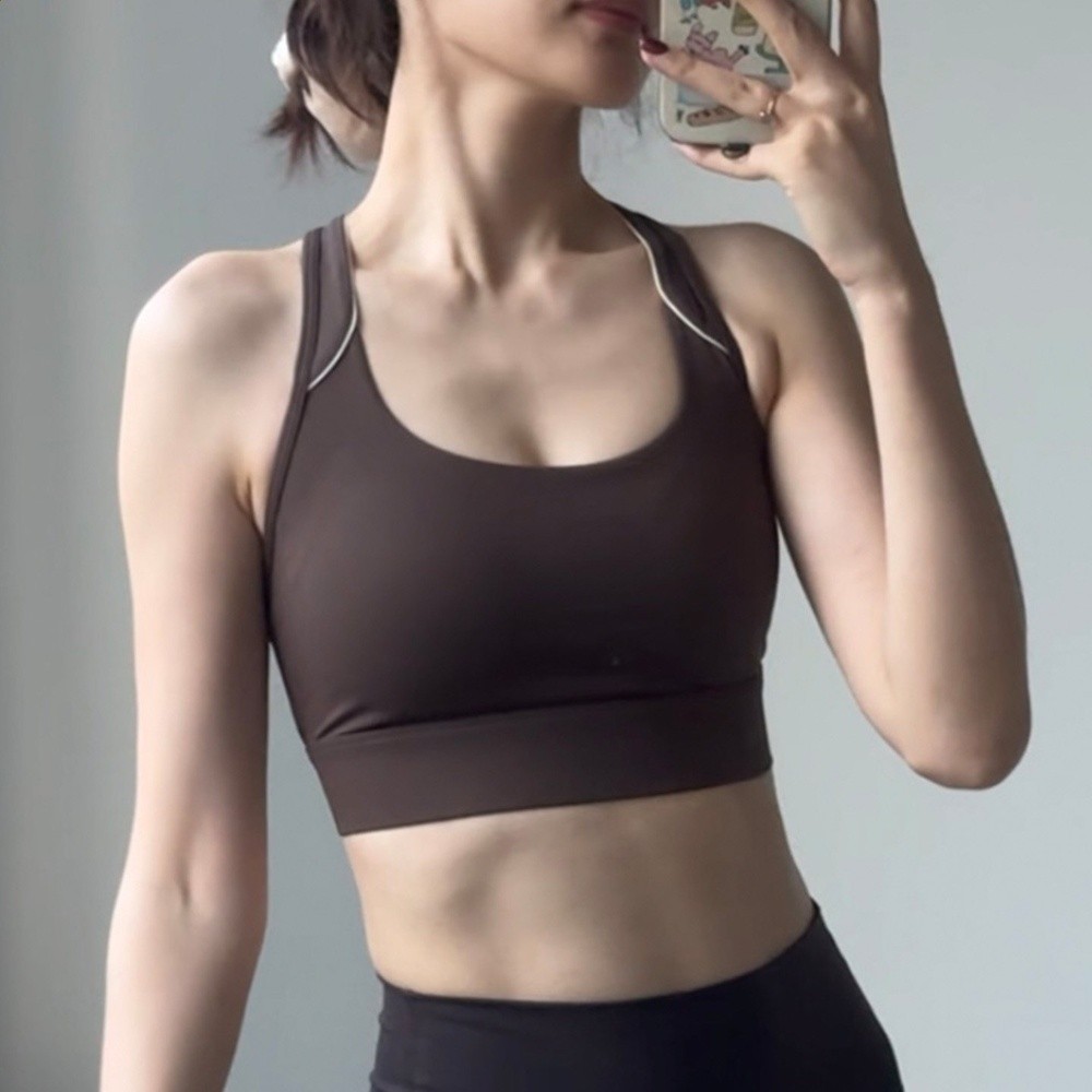 yoyo推薦高強度防震聚攏運動內衣女健身瑜伽服背心普拉提美背文胸-規格圖5