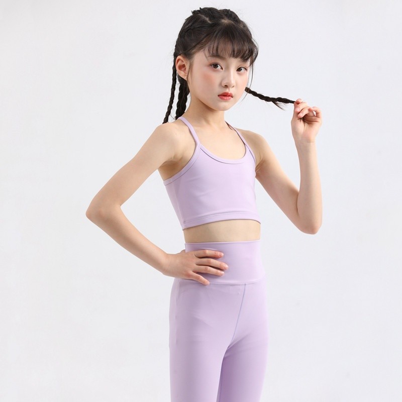 紫色短款美背
