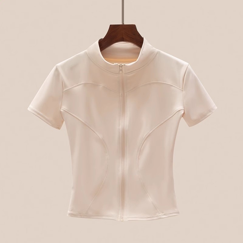 網球服背心女運動上衣馬甲夏季外穿速乾短袖瑜伽服健身跑步騎行服-規格圖5