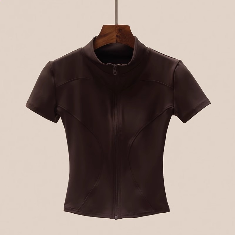 網球服背心女運動上衣馬甲夏季外穿速乾短袖瑜伽服健身跑步騎行服-規格圖5