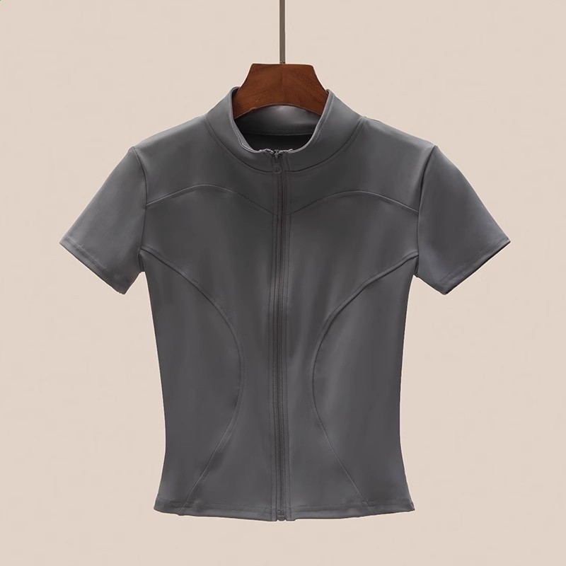 網球服背心女運動上衣馬甲夏季外穿速乾短袖瑜伽服健身跑步騎行服-規格圖5
