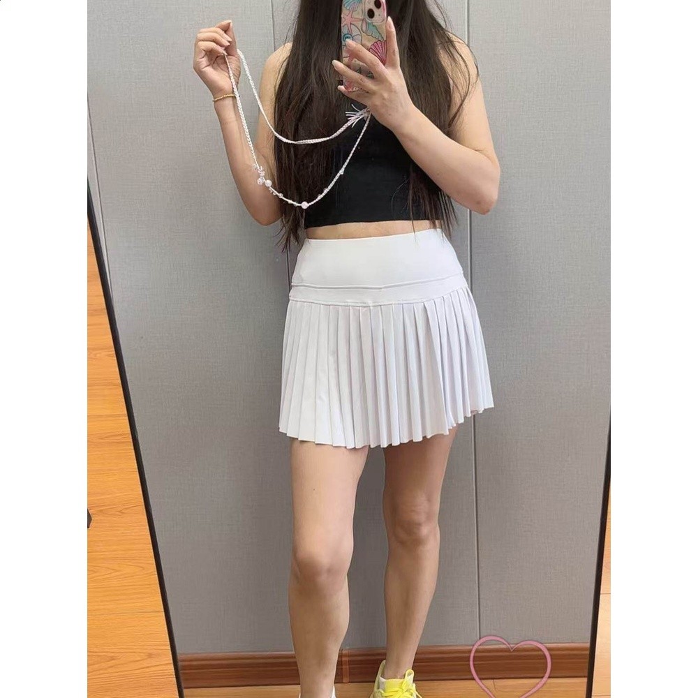 KYODAN歐美單 防走光瑜伽褲女褲裙 運動短裙女假兩件羽毛球健身服-細節圖2