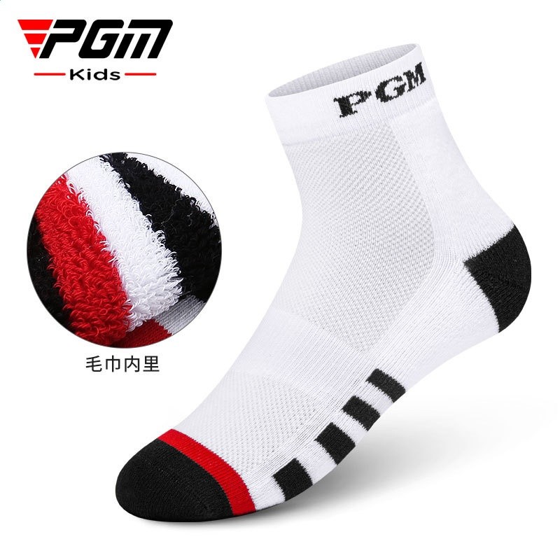 PGM高爾夫兒童襪子加厚毛巾底吸溼排汗高彈運動襪 球襪 廠家直銷-細節圖3