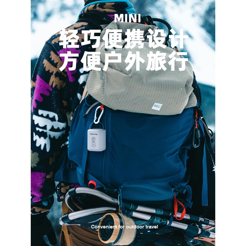 戶外露營迷你便攜充氣泵氣墊床游泳圈家用真空壓縮袋抽氣泵多功能-細節圖3