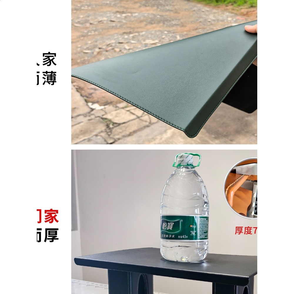 扣邊護腕書桌墊子折邊寫字檯桌面墊板滑鼠墊超大硬質商務辦公桌墊-細節圖3