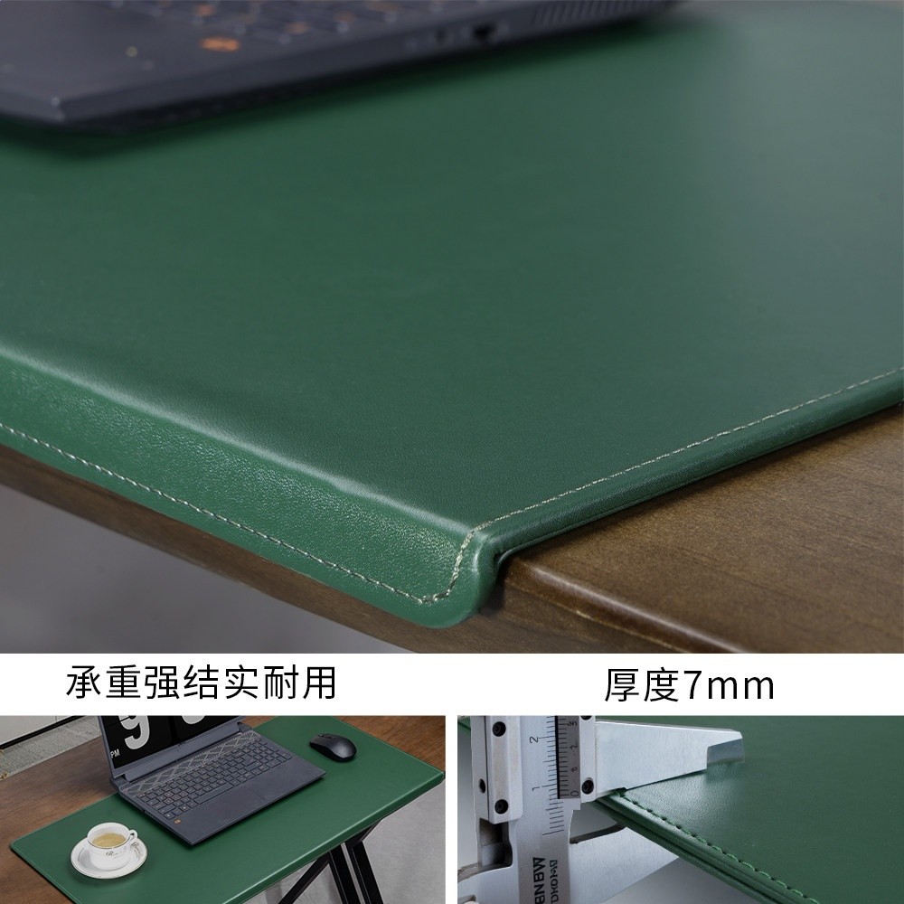 扣邊護腕書桌墊子折邊寫字檯桌面墊板滑鼠墊超大硬質商務辦公桌墊-規格圖5