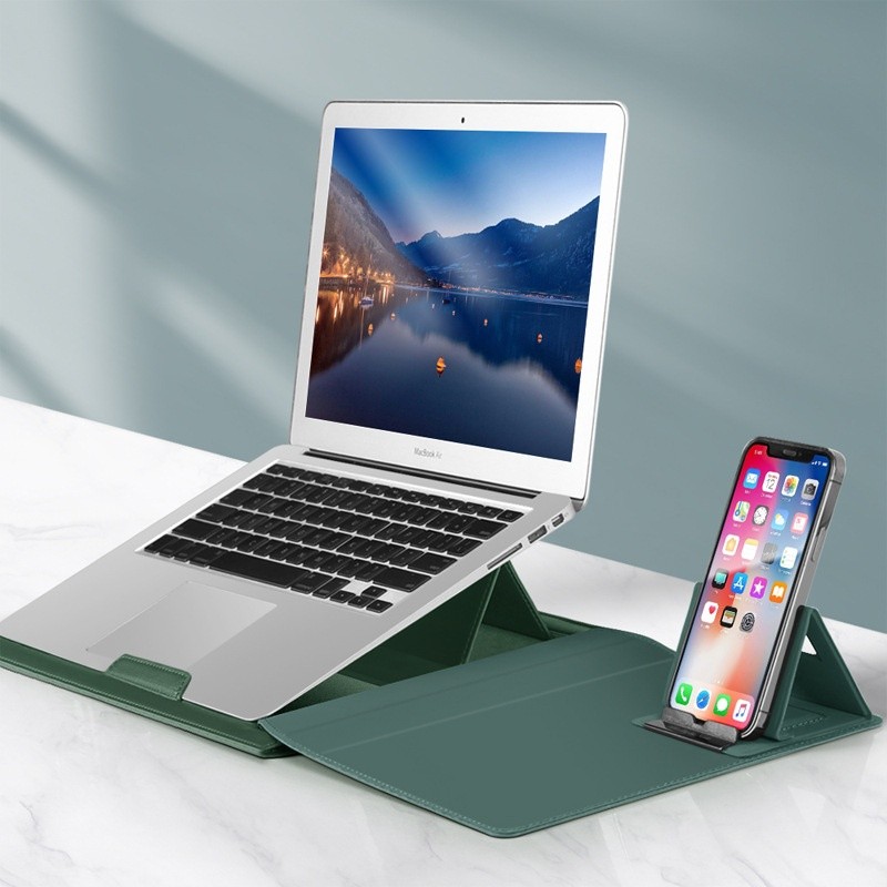 手提電腦包適用於新款MacBook13/15多功能五件套筆記本支架內膽包-細節圖2