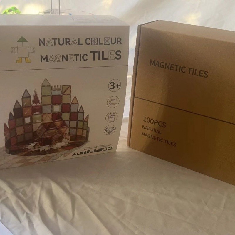 大自然磁力片兒童玩具好物磁貼片彩窗磁力積木寶寶拼圖好物批發-細節圖3