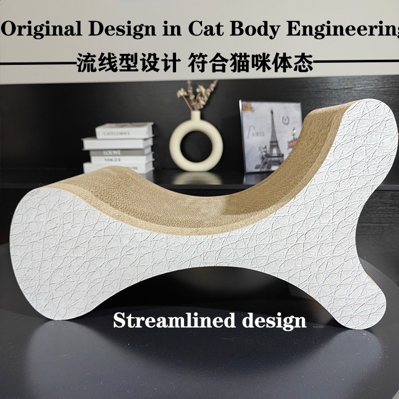 工廠現貨原創Y型貓抓板一體貓窩耐磨特大號貓沙發貴妃椅-規格圖5