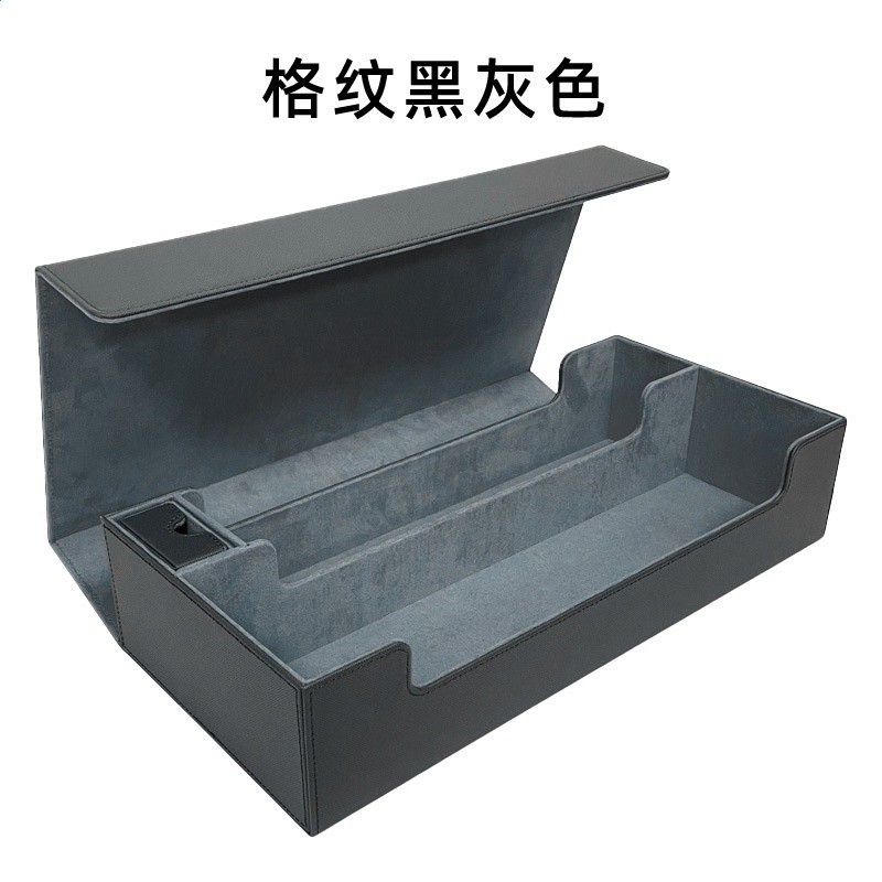 600+單盒骰子帶蓋保護卡牌盒滑鼠墊收藏盒現貨批發PVC卡夾收納盒-規格圖5