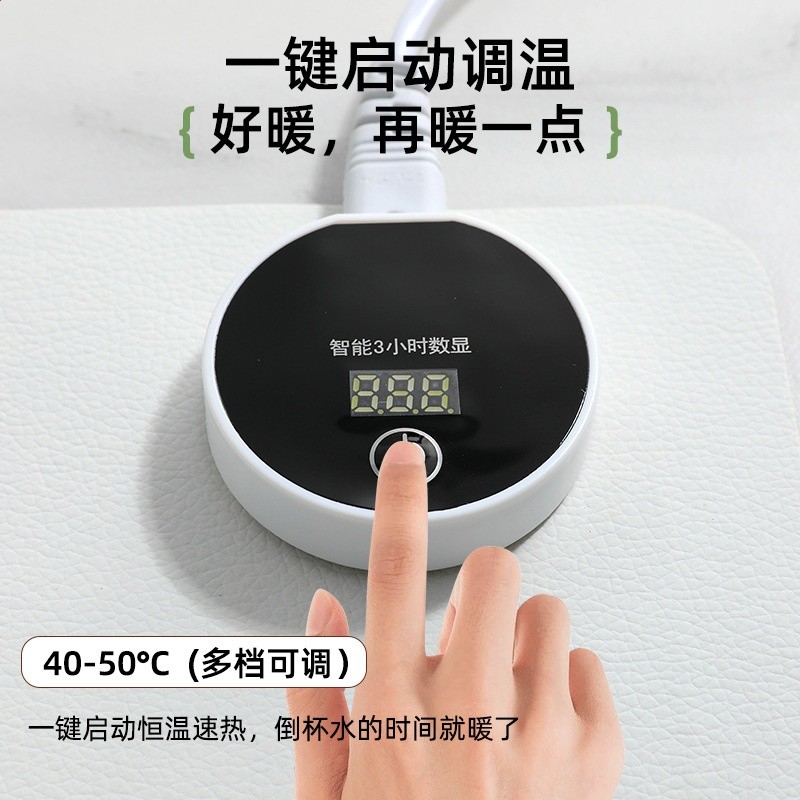 加熱滑鼠墊電發熱冬天暖桌墊辦公室書桌面墊學生電腦寫字暖手-細節圖2