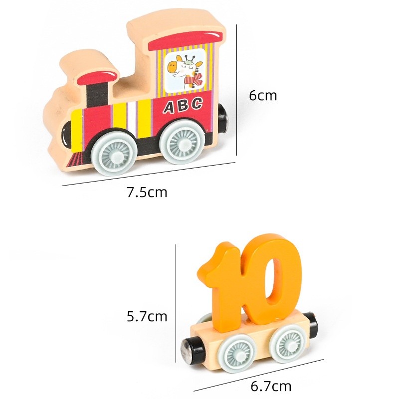磁性數字小火車玩具兒童益智磁力積木拼裝寶寶女孩1一3到6歲2男孩-細節圖4