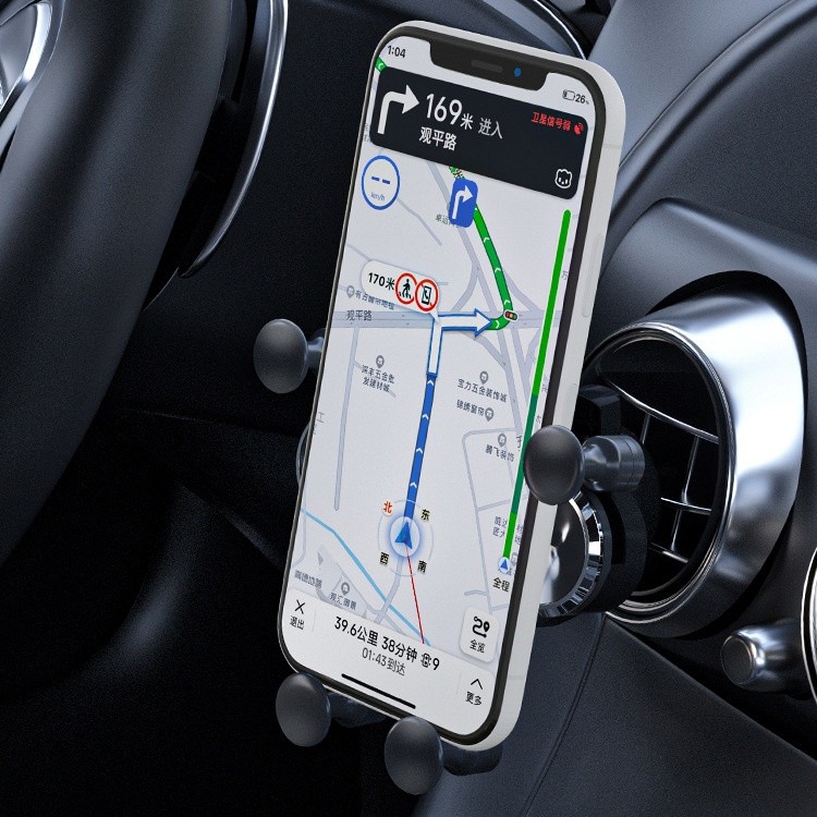 GUB V08車載手機支架批發出風口手機車載支架汽車手機支架導航架-細節圖2