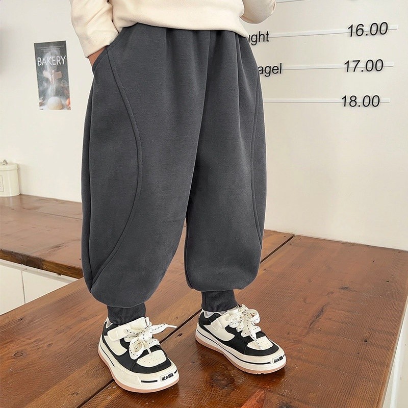 25新款男童休閒運動褲子秋裝春秋款嬰兒童裝寶寶小童洋氣衛褲長褲-規格圖5